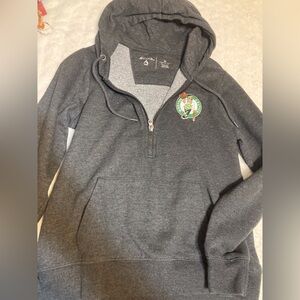 Celtics quarter zip hoodie